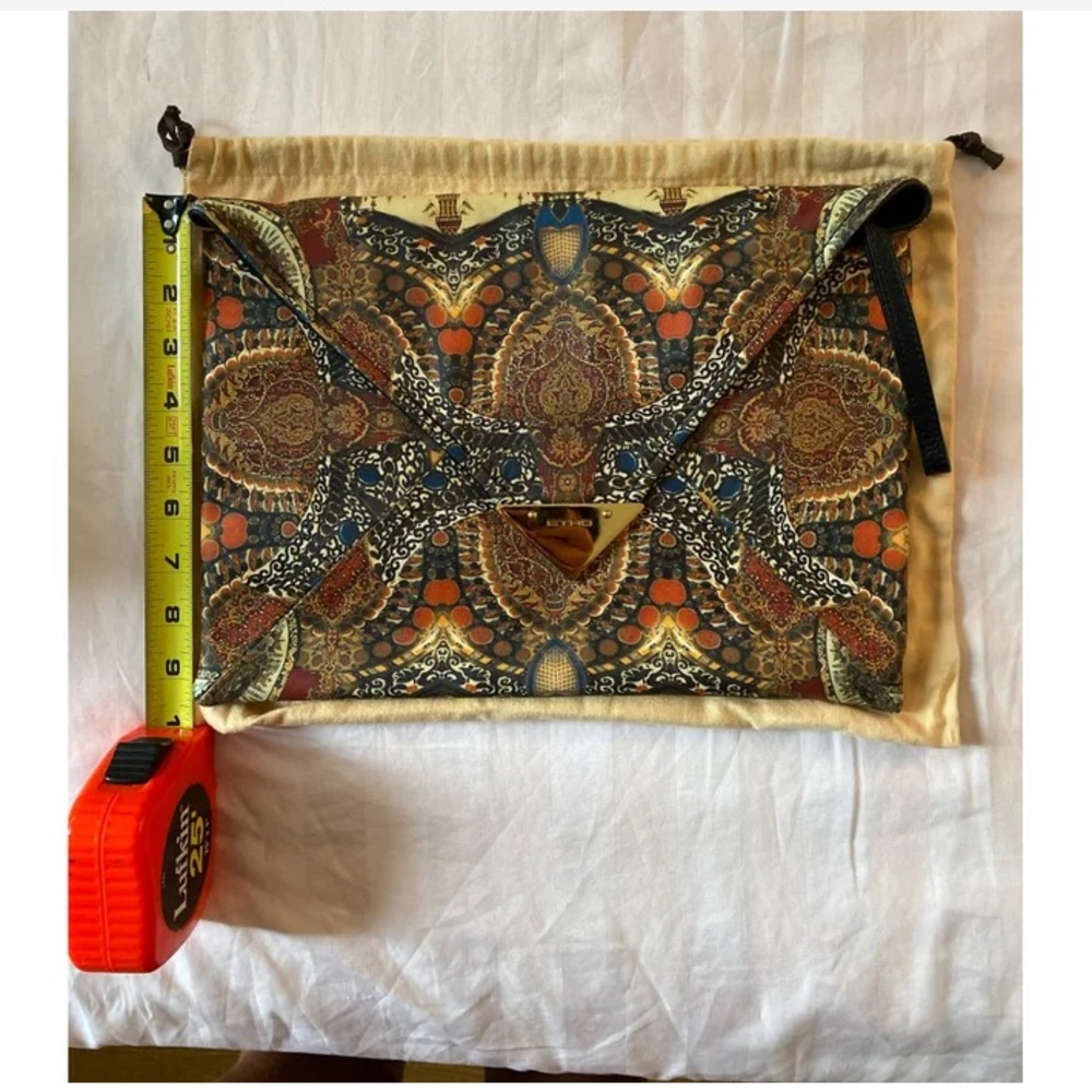 Etro Printer Leather Pouch - Pristine Condition - image 3